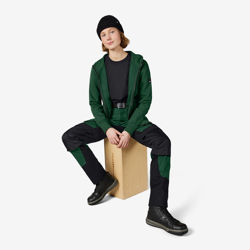 FHB QUENTIN Hoodie Jacke grün