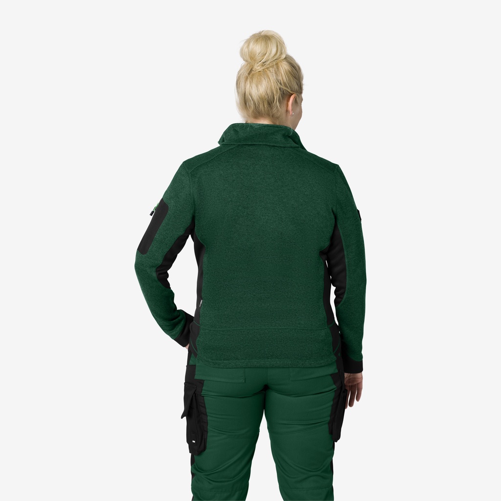 FHB MARIEKE Strick-Fleece-Jacke Damen grün