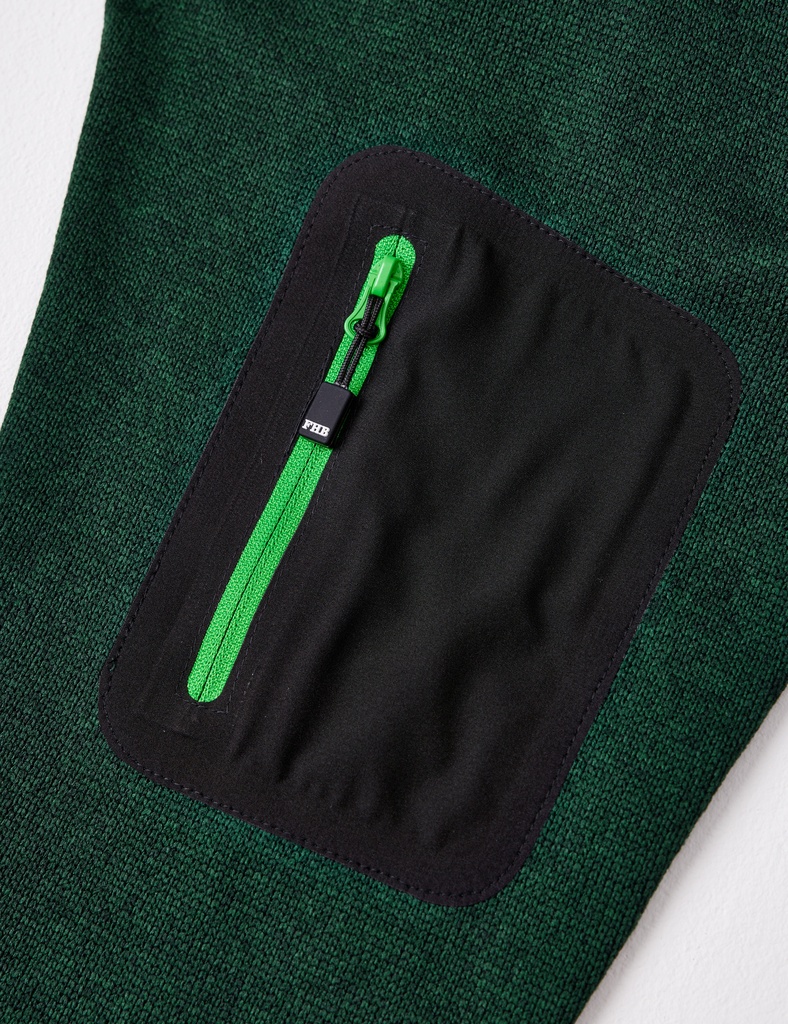 FHB MARIEKE Strick-Fleece-Jacke Damen grün