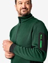 FHB CHRISTOPH Strick-Fleece-Jacke grün 