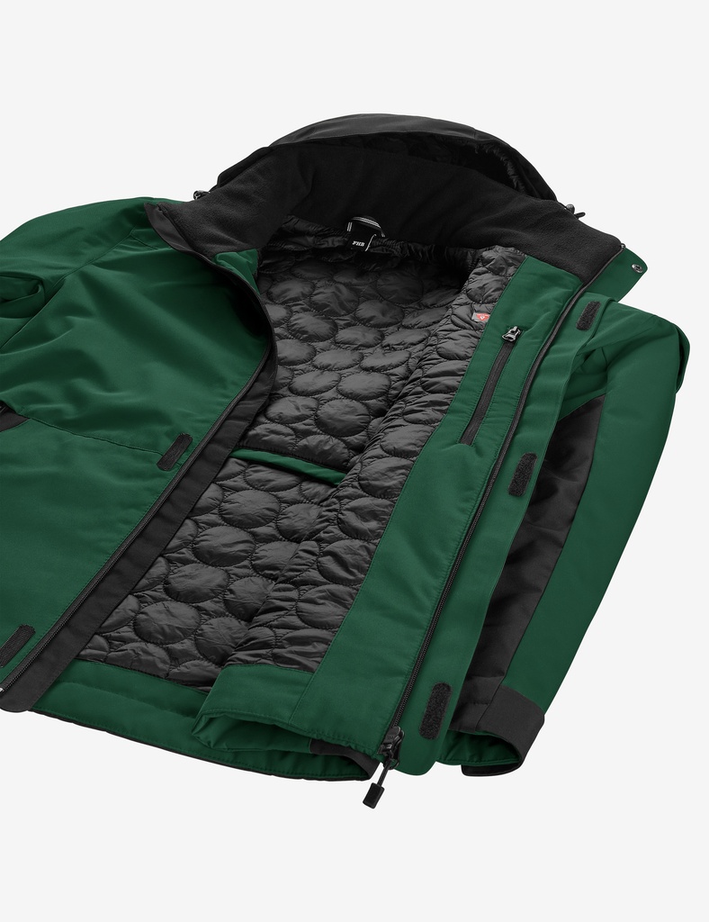 FHB GEORG Arbeitsjacke PrimaLoft grün