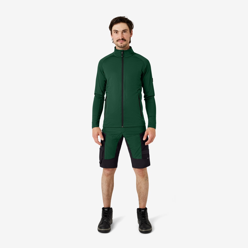 FHB KUNO Fleece-Jacke grün