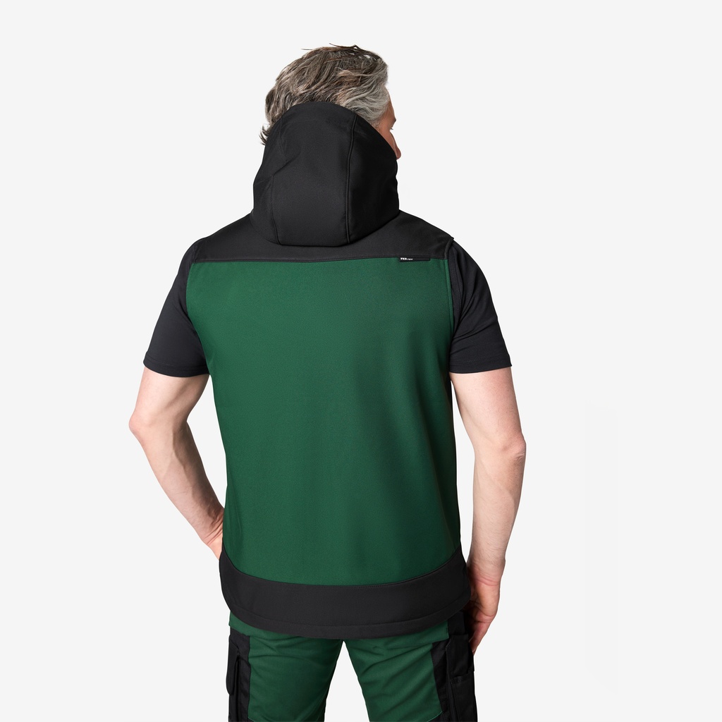 FHB JUSTUS Softshellweste grün 