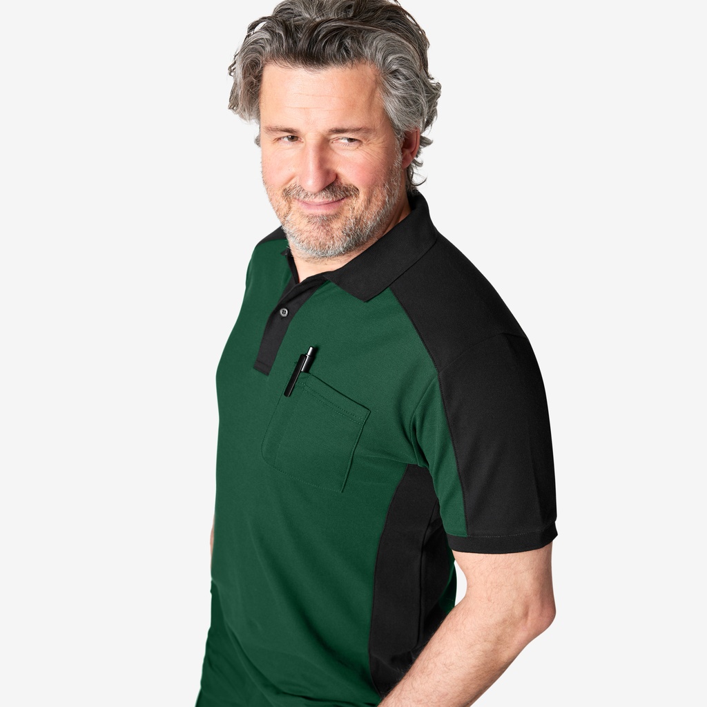 FHB KONRAD Polo-Shirt grün 
