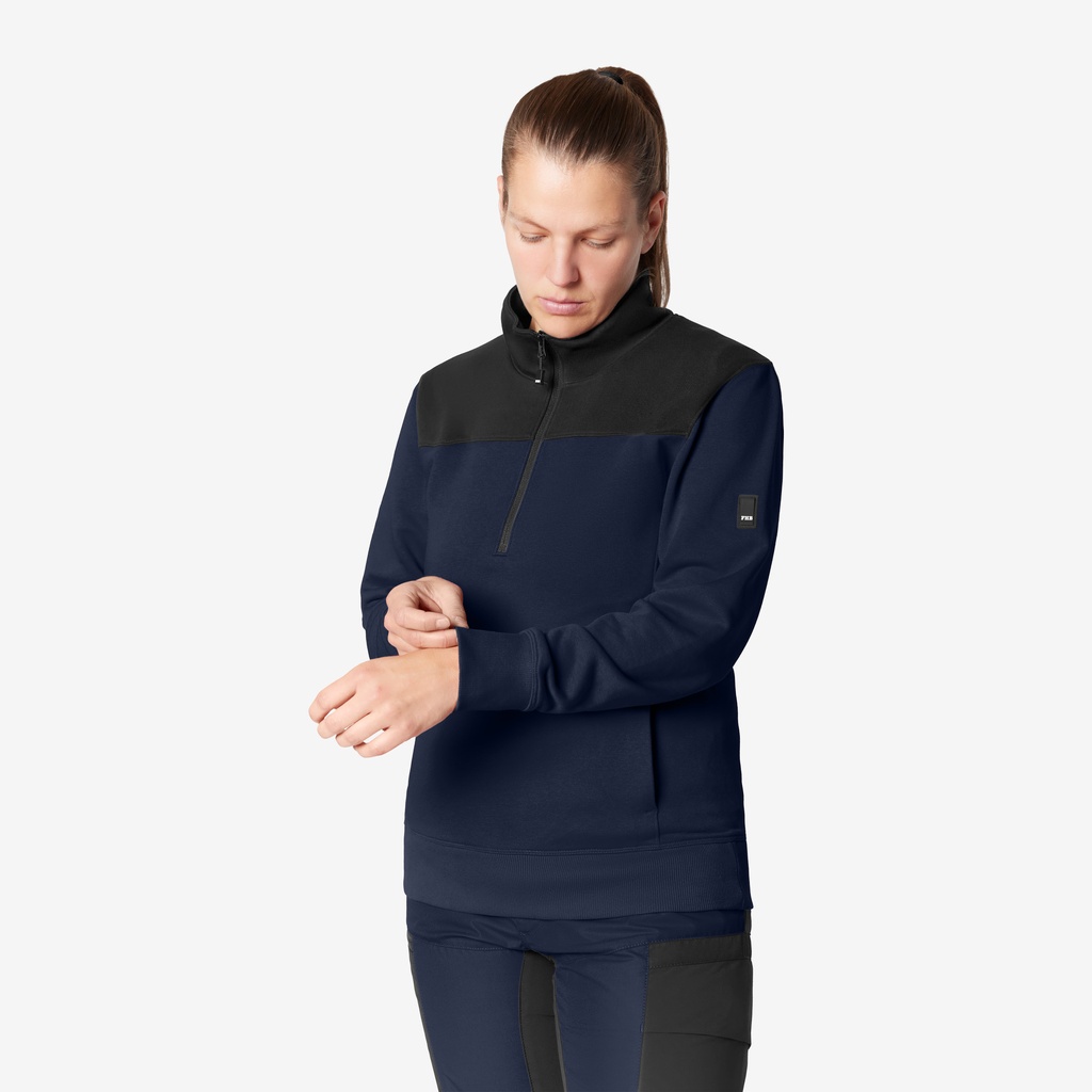 FHB ROB Zip-Sweatshirt unisex marine