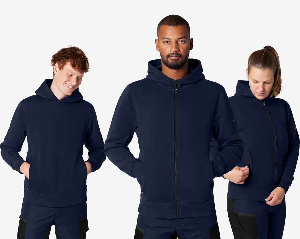 FHB BENNET Hoodie unisex marine