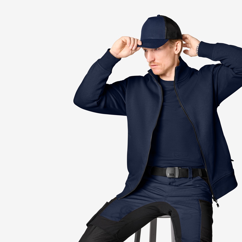 FHB LEO Arbeitshose elastisch marine