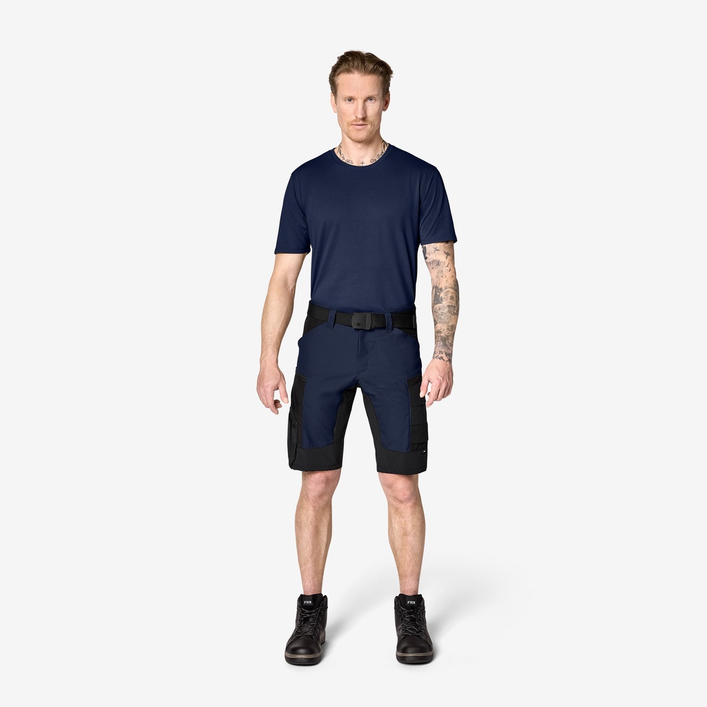 FHB KIM Bermuda elastisch marine