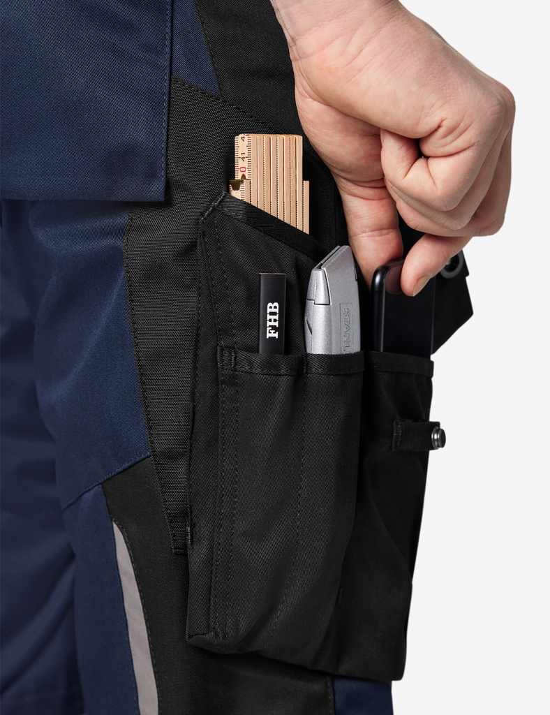 FHB WULF Bermuda Arbeitshose marine