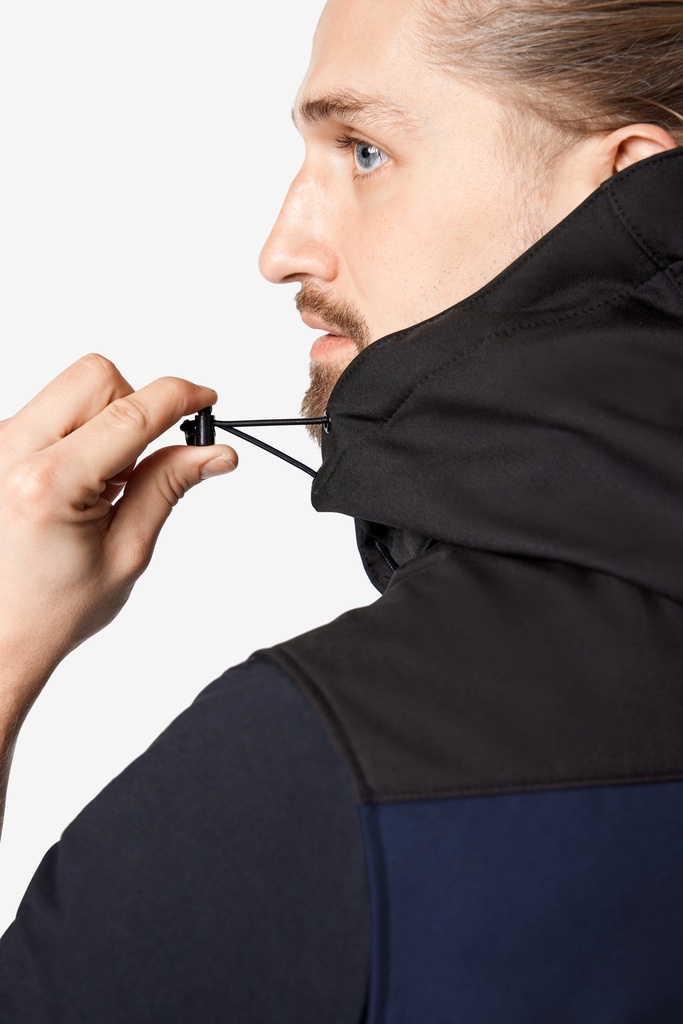 FHB JUSTUS Softshellweste marine