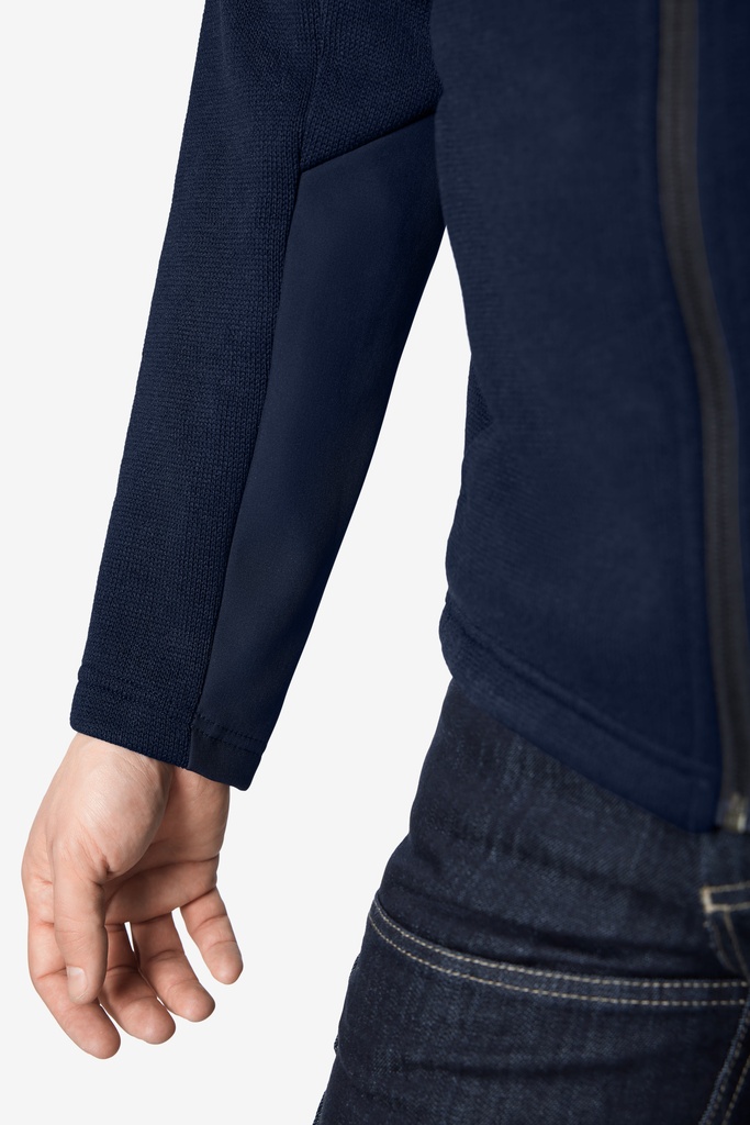 FHB MAXIMILIAN Hybrid-Softshelljacke marine