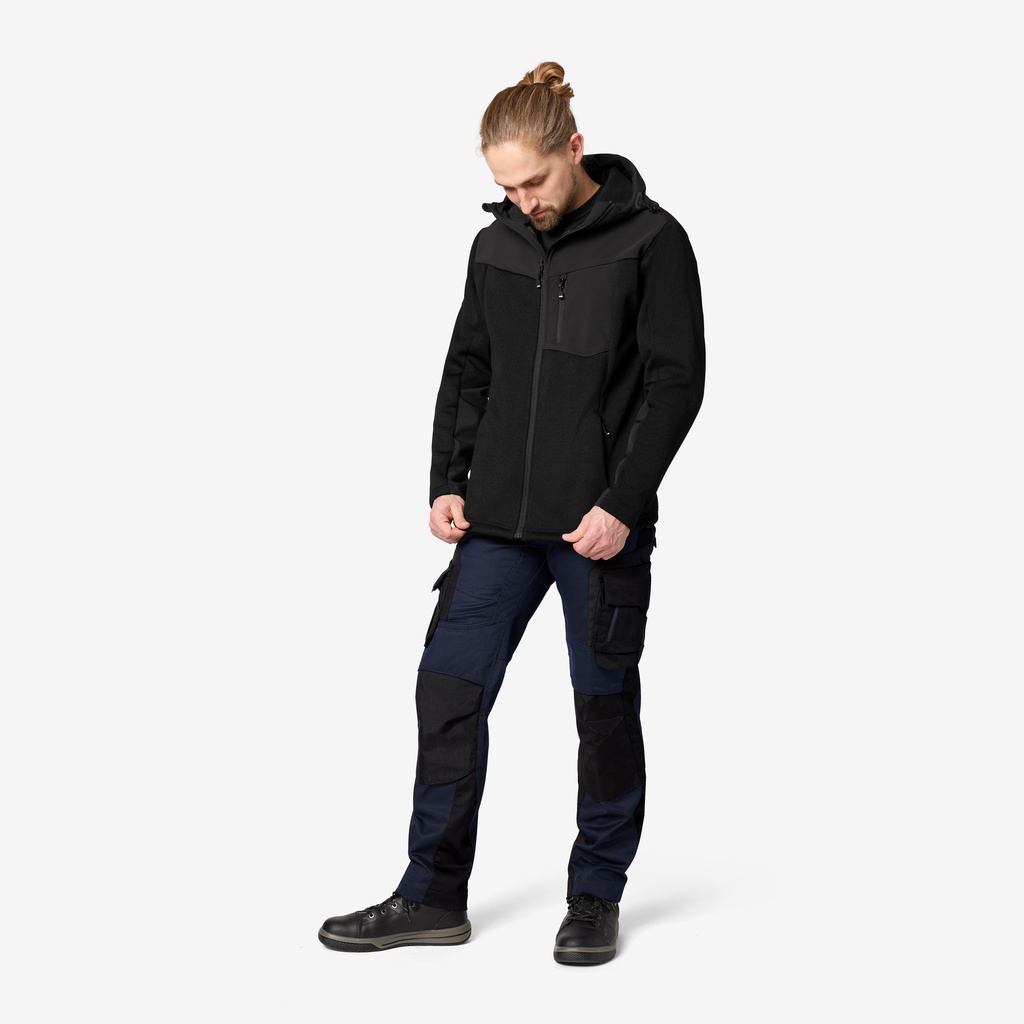 FHB MAXIMILIAN Hybrid-Softshelljacke marine