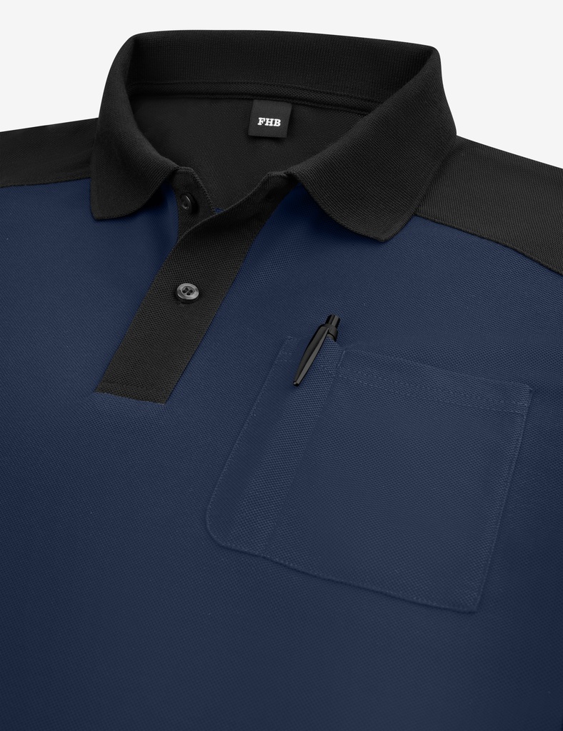 FHB KONRAD Polo-Shirt marine