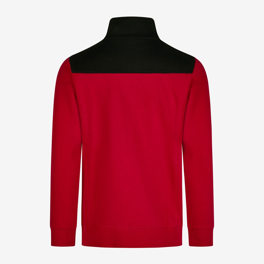 FHB ROB Zip-Sweatshirt unisex rot