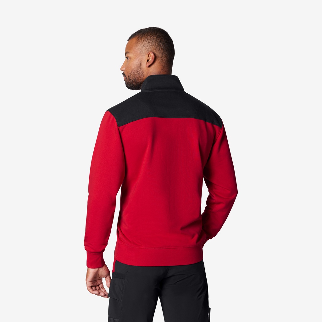 FHB ROB Zip-Sweatshirt unisex rot