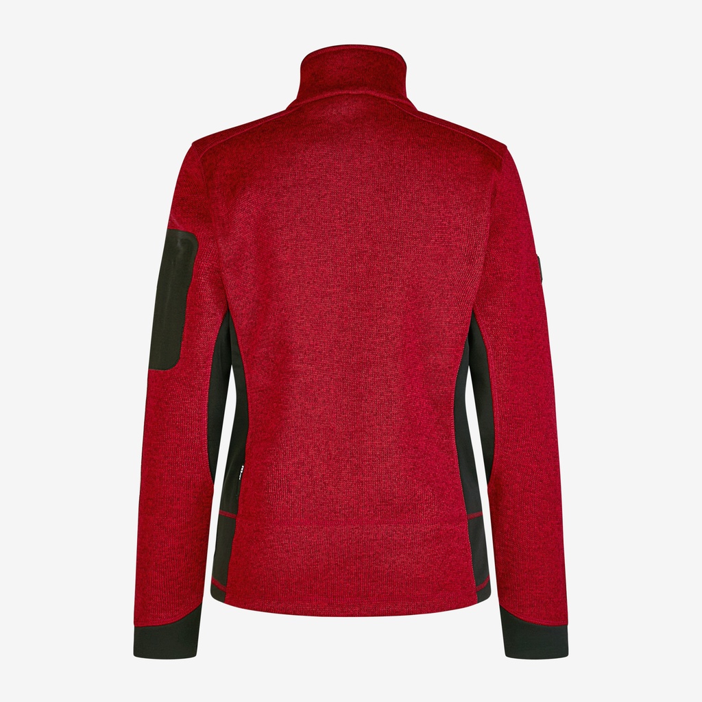 FHB MARIEKE Strick-Fleece-Jacke Damen rot