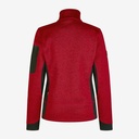 FHB MARIEKE Strick-Fleece-Jacke Damen rot