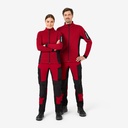 FHB MARIEKE Strick-Fleece-Jacke Damen rot