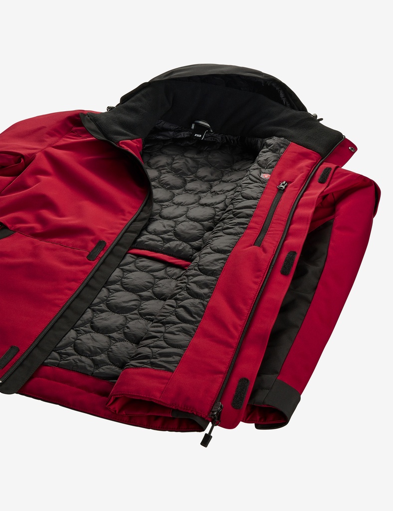 FHB GEORG Arbeitsjacke PrimaLoft rot 