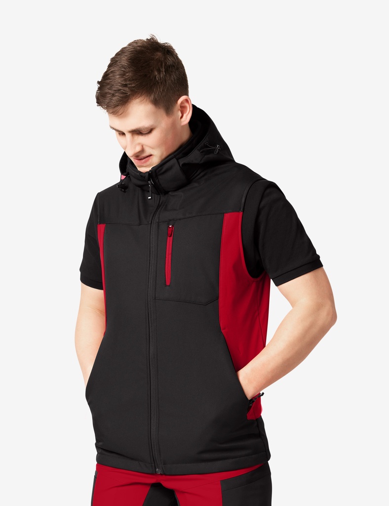 FHB JUSTUS Softshellweste rot 