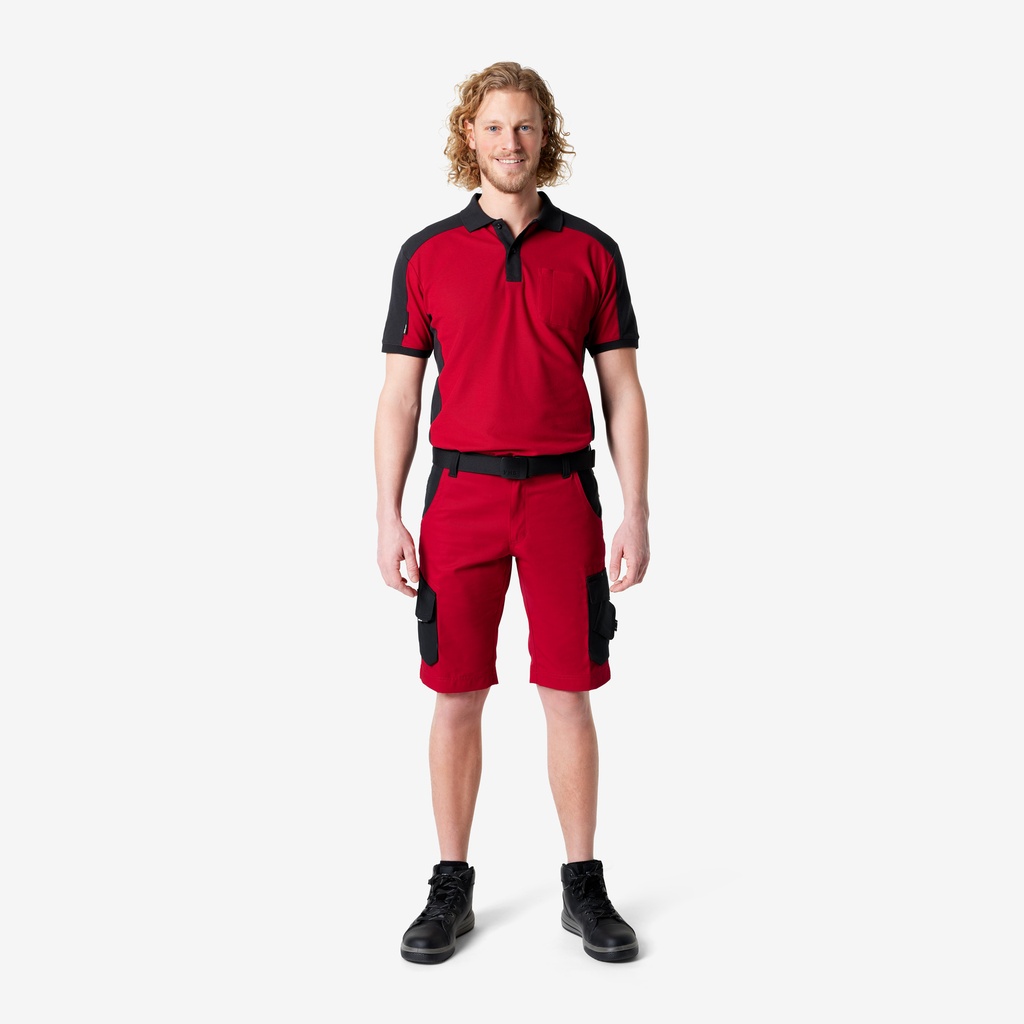 FHB KONRAD Polo-Shirt rot 