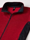 FHB CHRISTOPH Strick-Fleece-Jacke rot 