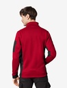 FHB CHRISTOPH Strick-Fleece-Jacke rot 