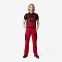 FHB ECKHARD Latzhose rot 