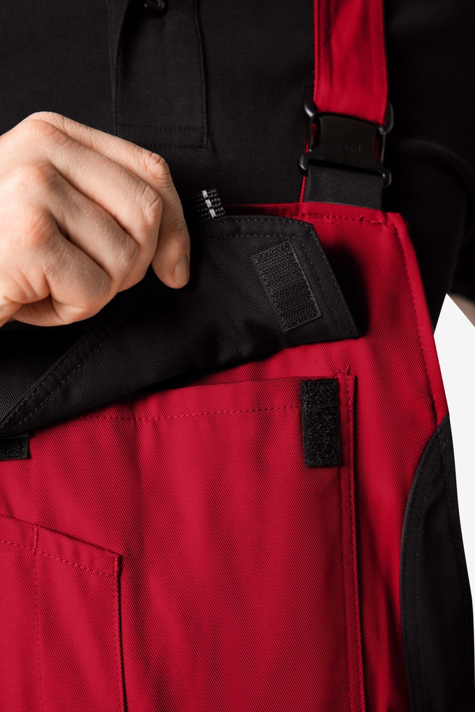 FHB ECKHARD Latzhose rot 