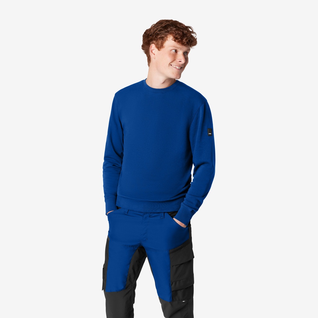 FHB PIET Sweatshirt unisex royalblau