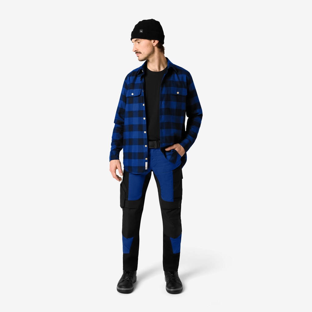 FHB LEO Arbeitshose elastisch royalblau