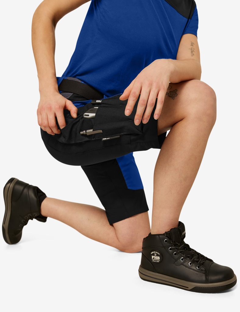 FHB KIM Bermuda elastisch royalblau