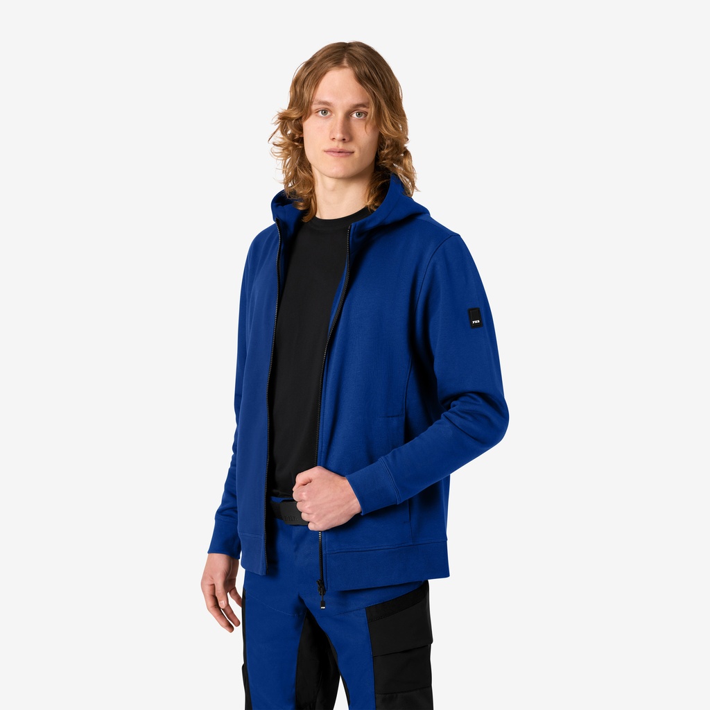 FHB QUENTIN Hoodie Jacke unisex royalblau