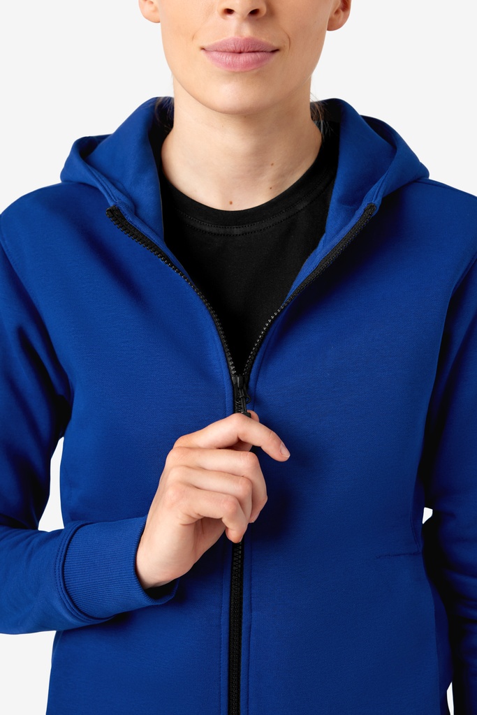 FHB QUENTIN Hoodie Jacke unisex royalblau