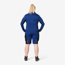 FHB MARIEKE Strick-Fleece-Jacke Damen royalblau