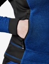 FHB MARIEKE Strick-Fleece-Jacke Damen royalblau