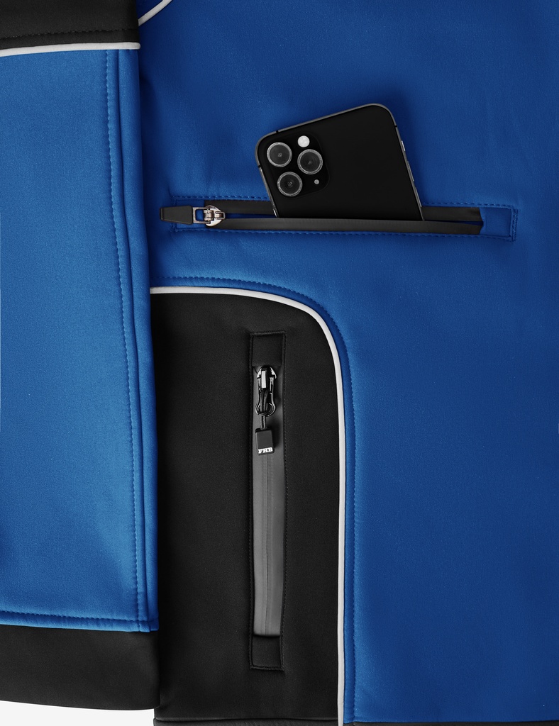 FHB WALTER Softshelljacke royalblau