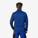 FHB CHRISTOPH Strick-Fleece-Jacke royalblau
