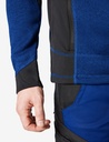 FHB CHRISTOPH Strick-Fleece-Jacke royalblau