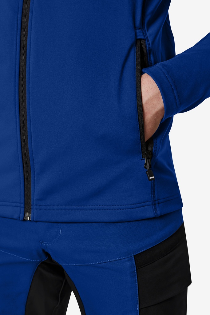 FHB KUNO Fleece-Jacke royalblau