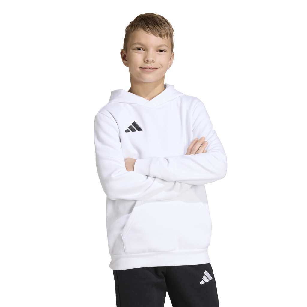  adidas Entrada 26 Kapuzenpullover weiß Kinder