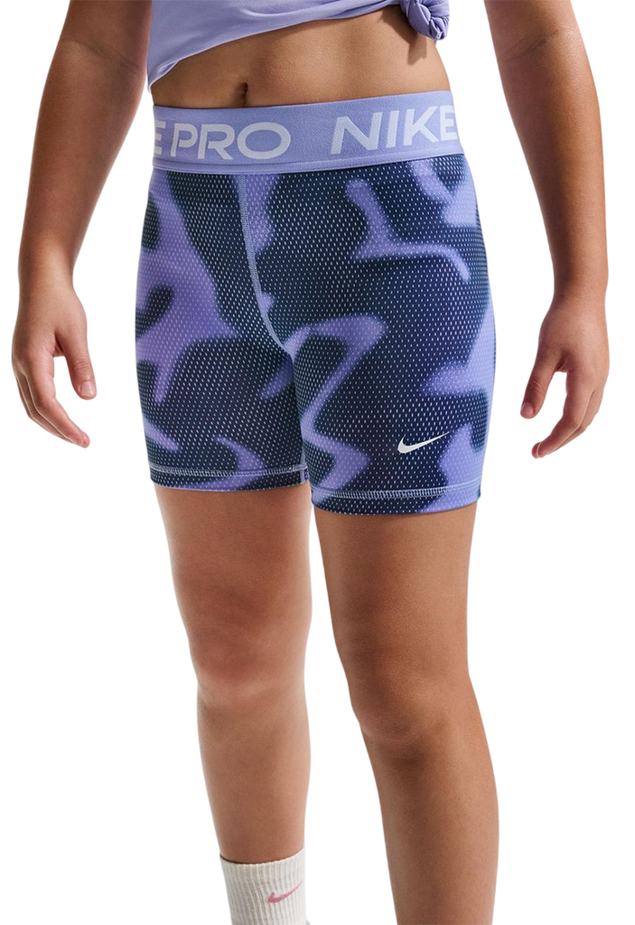 Nike Pro Dri-FIT Shorts lila Kinder 