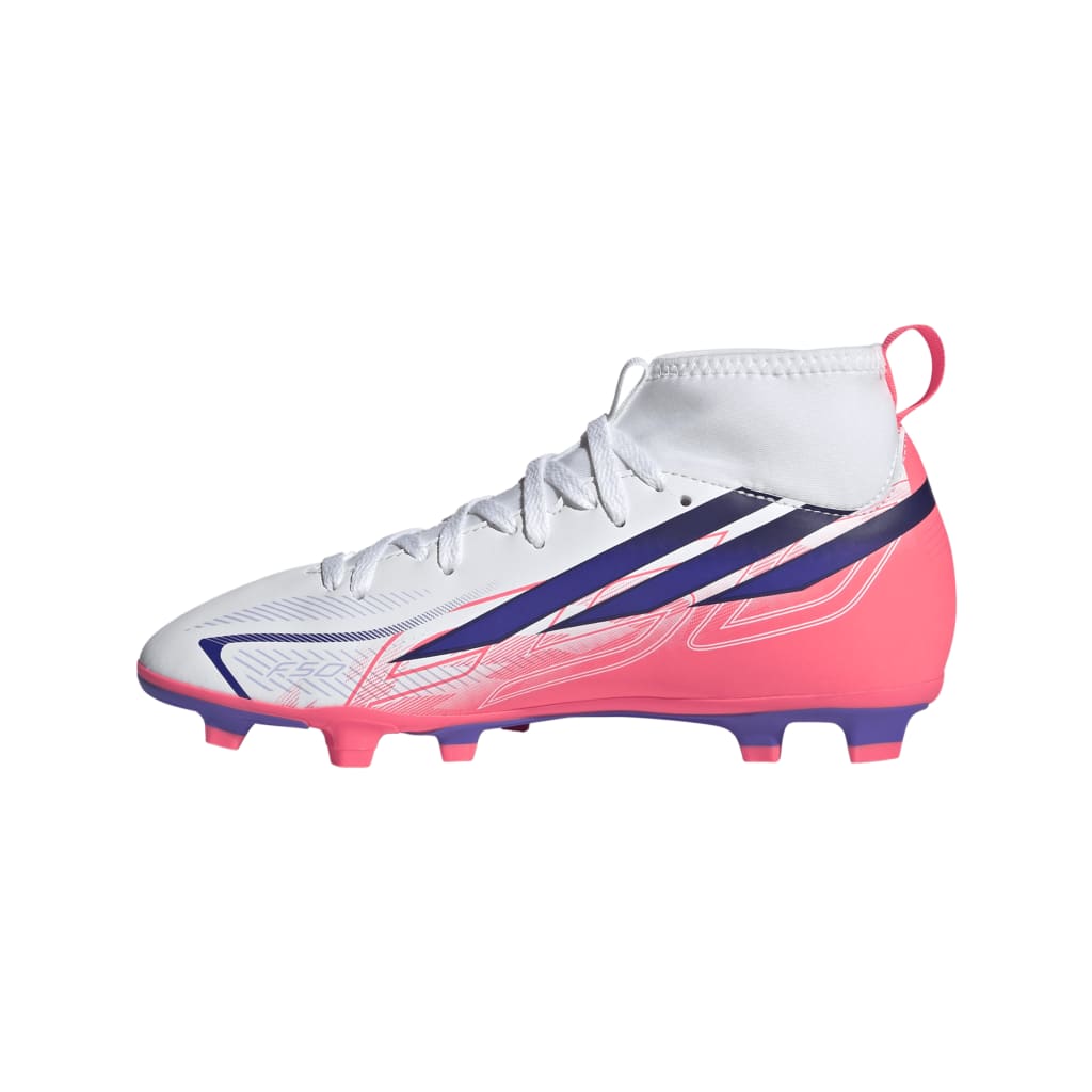 adidas F50 Hyperfast Club Mid MG Fußballschuhe weiß Kinder  