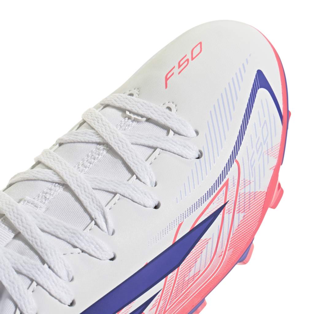 adidas F50 Hyperfast Club Mid MG Fußballschuhe weiß Kinder  