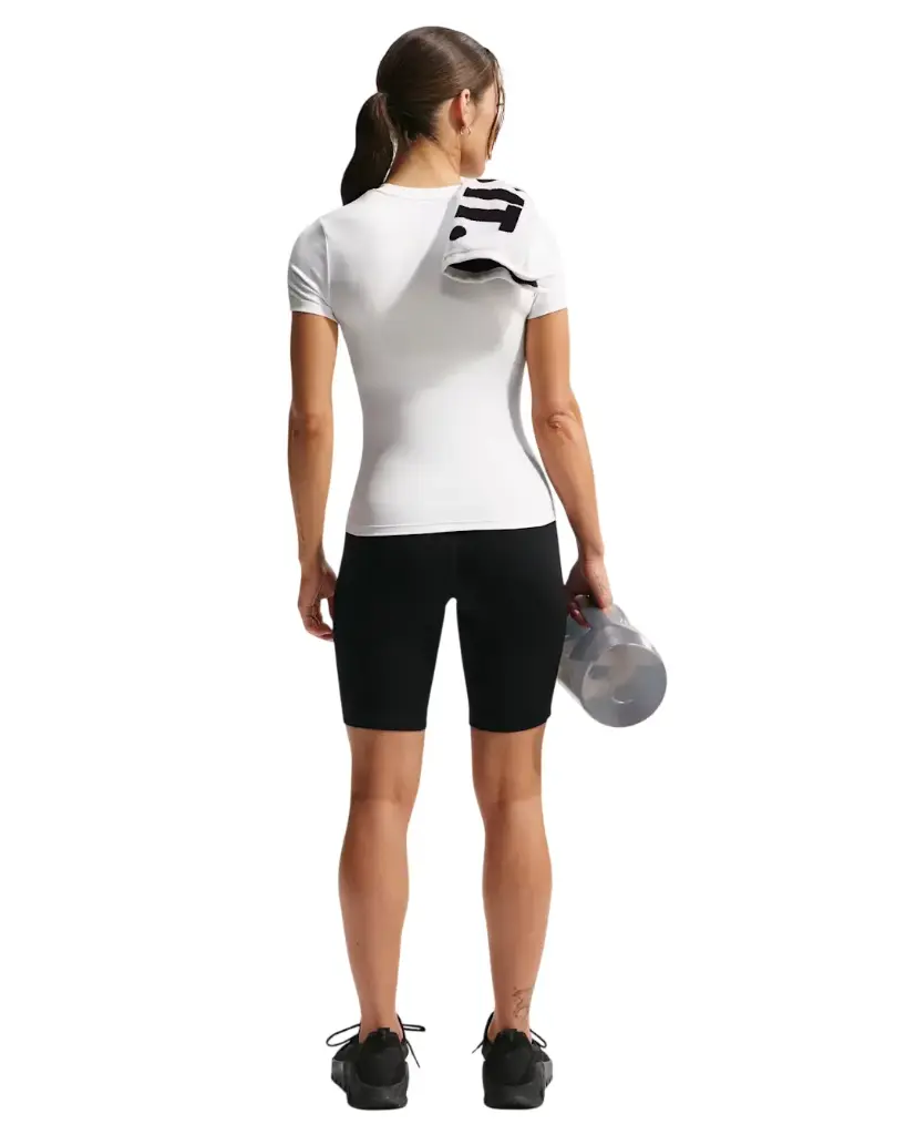 Nike One Fitted T-Shirt weiß Damen