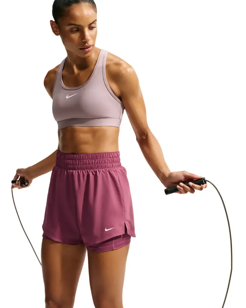 Nike One Dri-FIT 2-in-1-Shorts pink Damen