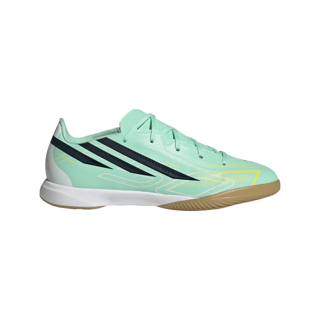 adidas F50 Hyperfast League IN Fußballschuhe grün Kinder
