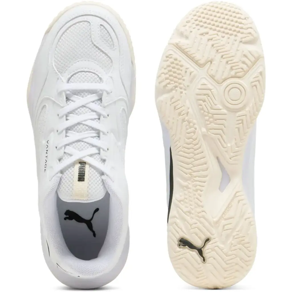 Puma Vantage 2 Jr Hallenschuhe weiß Kinder 