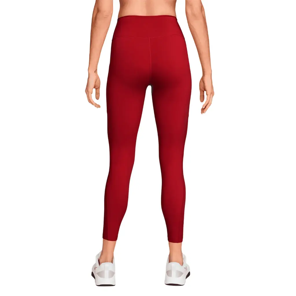 Nike One Logo 7/8 Leggings rot Damen