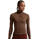 Nike One Fitted Dri-FIT Jacke braun Damen